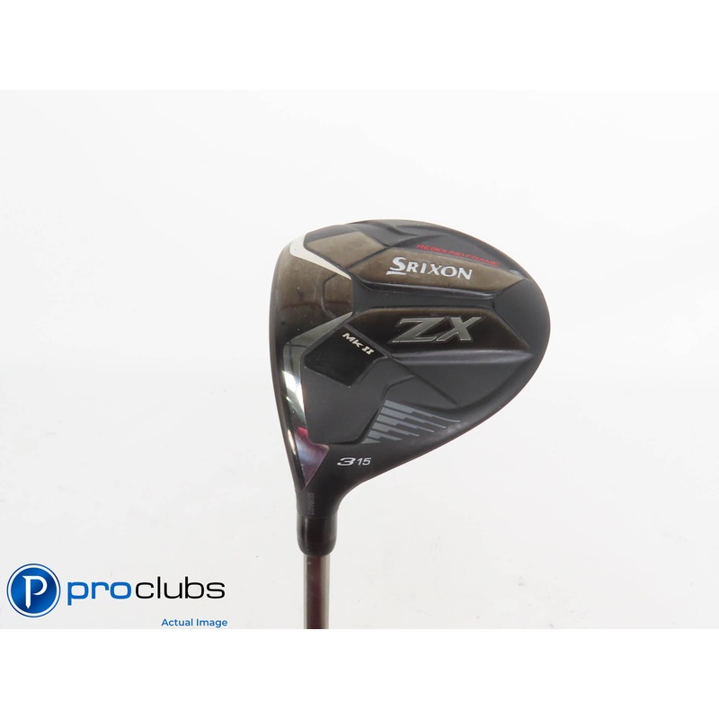 Left Handed Srixon ZX MKII 15* 3 Wood – UST Quantum 4F3 Regular Flex – 411525
