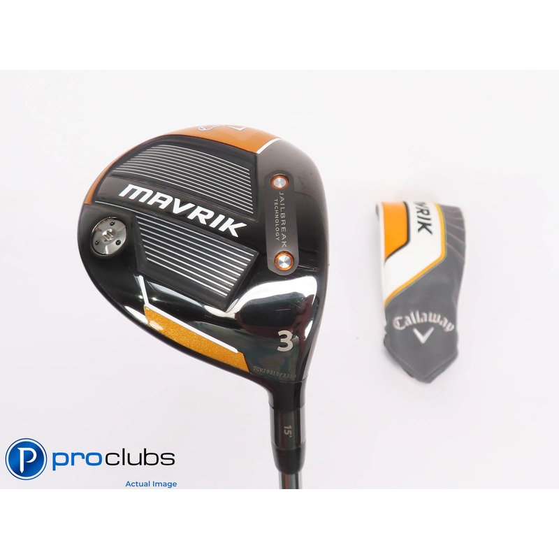 Tour Issue Callaway MAVRIK 15* 3 Wood w/ HC – Diamana DF 80 TX-Flex – 448140