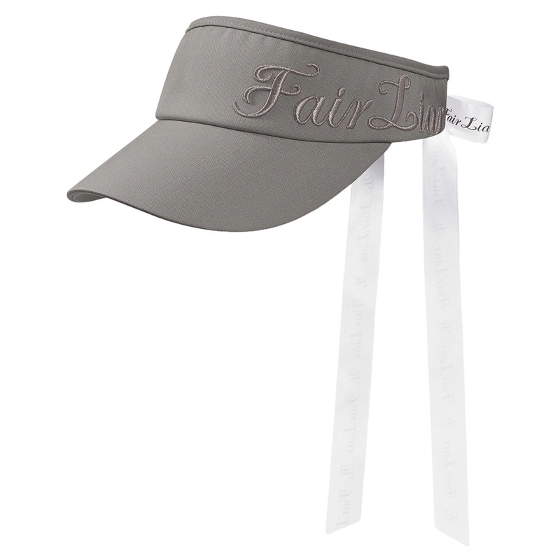 Fairliar Tone on Tone Embroidery Ribbon Golf Visor Cocoa – 24 Women