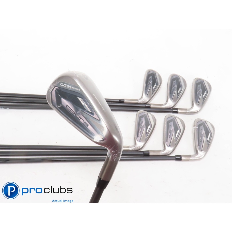 NEW Cobra DARKSPEED 4-PW IRON SET – KBS PGI 65 Senior Flex Graphite +1/2″ 422692