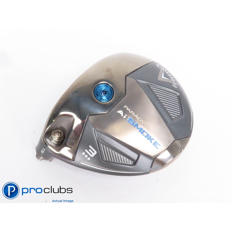 Left Handed Callaway Ai Smoke Triple Diamond 15* 3 Wood – Head Only – 429173