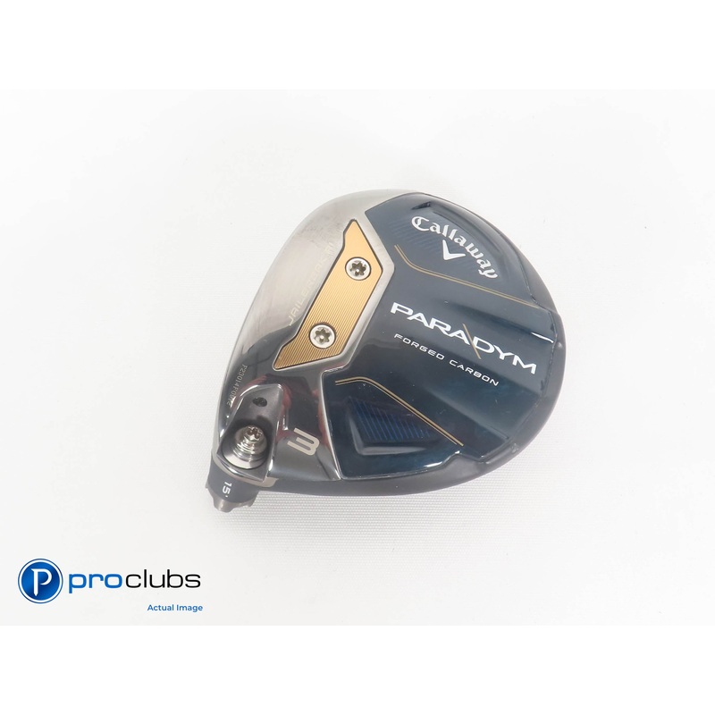 Left Handed Callaway Paradym 15* 3 Wood – Head Only – L/H – 381411