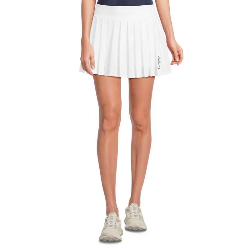 Callaway 16″ High Waist Solid Golf Skort Brilliant White – SP25 Women