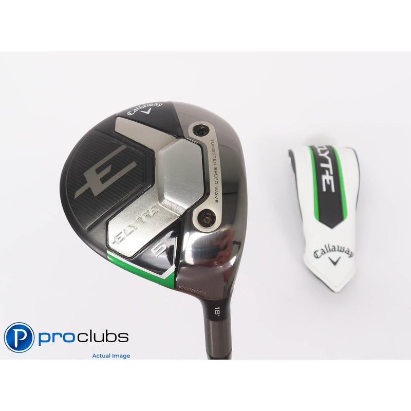 Callaway ’25 ELYTE 18* 5 Wood w/Cover – Vanquish 5-R2 Senior Flex – 447702
