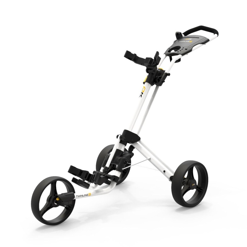 Powakaddy Twinline 5 Golf Push Trolley – Polar White