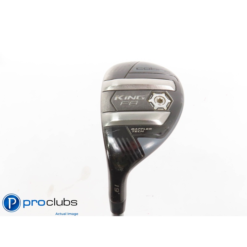 Left Handed Cobra KING F8 19* 3 Hybrid – Aldila Rogue Pro 75 Stiff Flex – 432359