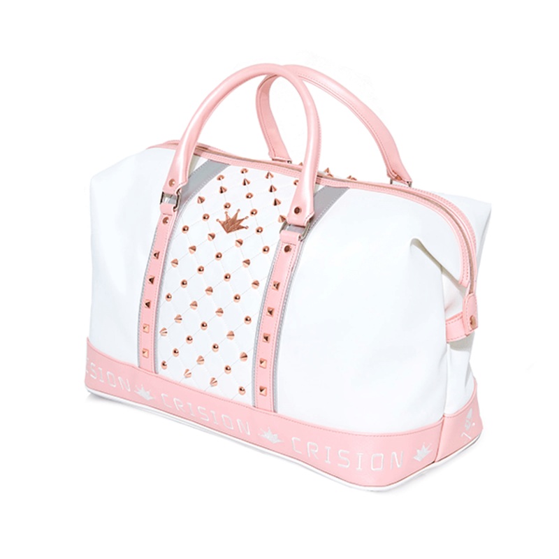 Crision Verabone Collection Boston Bag WHITE/PINK