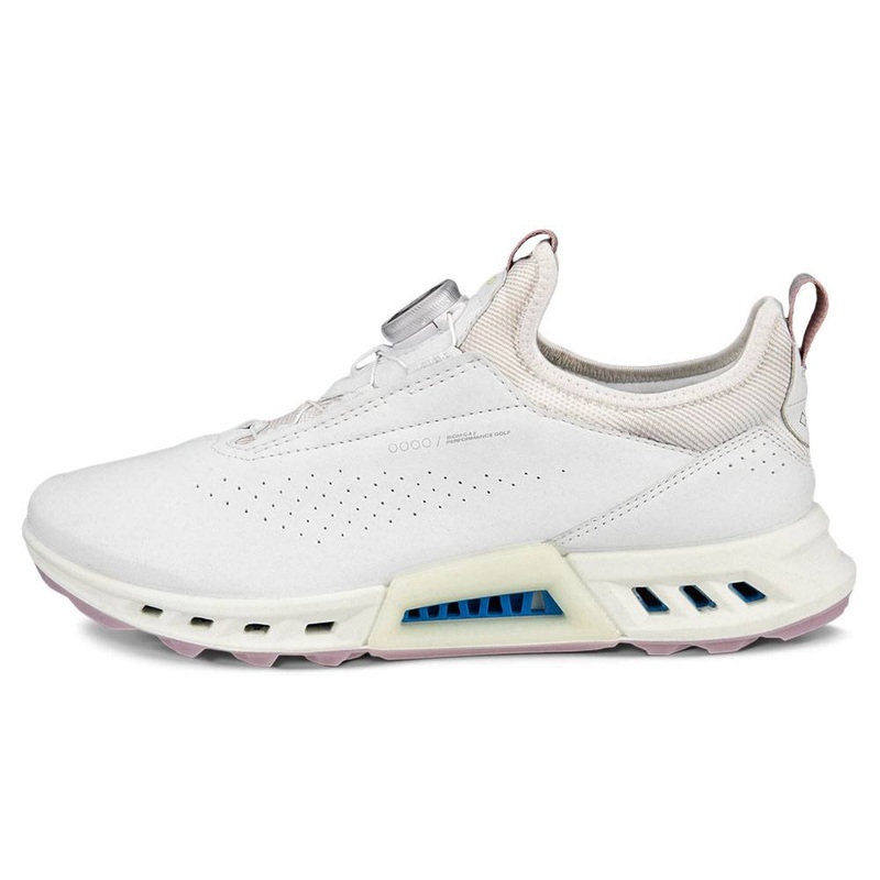 ECCO C4 BOA Spikeless Golf Shoes White – FW24 Women