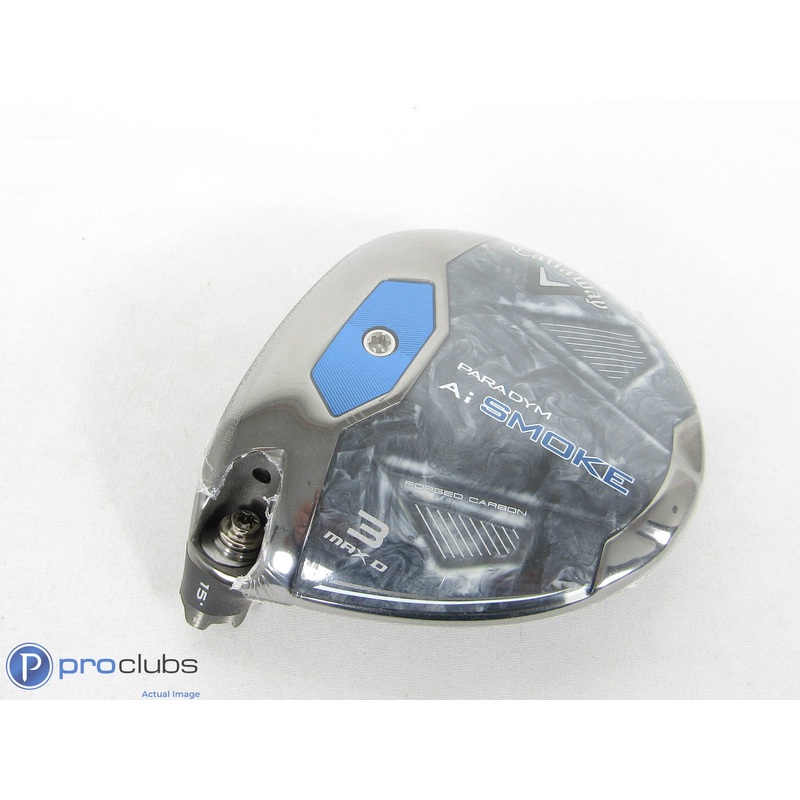 New Left Handed! Callaway Ai Smoke MAX D 15* 3 Wood – Head Only – 440350