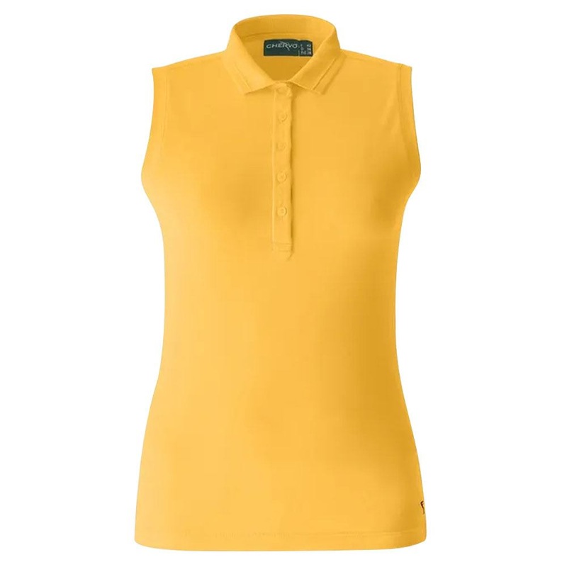 Chervo Aga Sleeveless Golf Polo Daffodil – SS22 Women