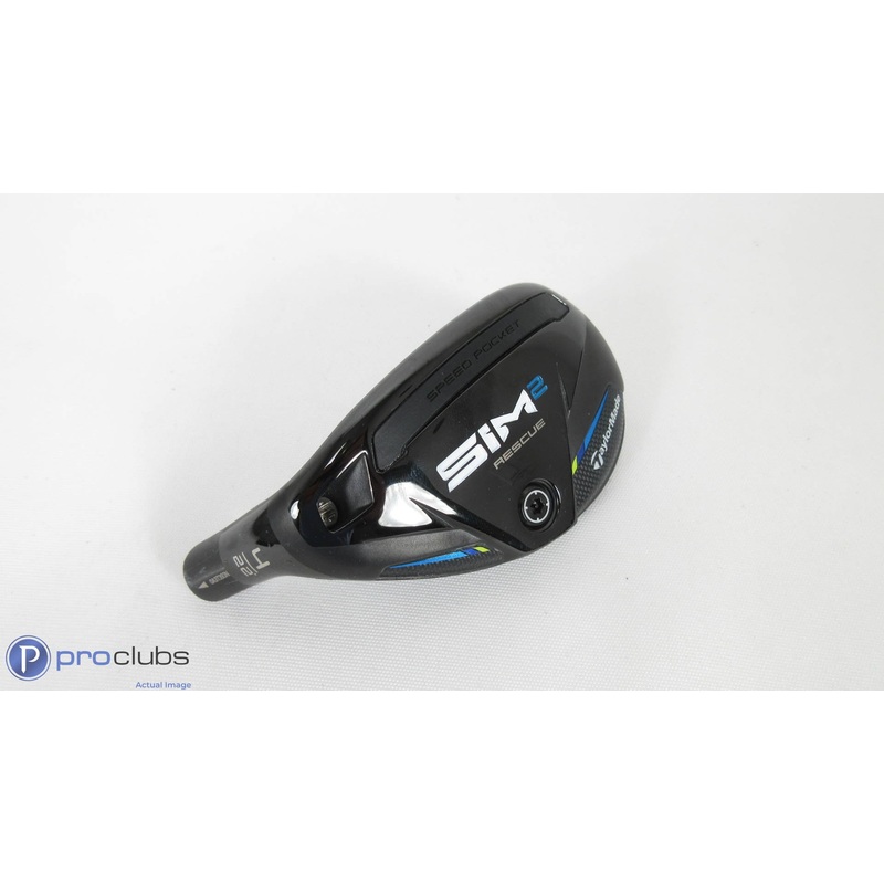 Excellent! Left Handed TaylorMade SIM2 Rescue 22* 4 Hybrid – Head Only – 339011