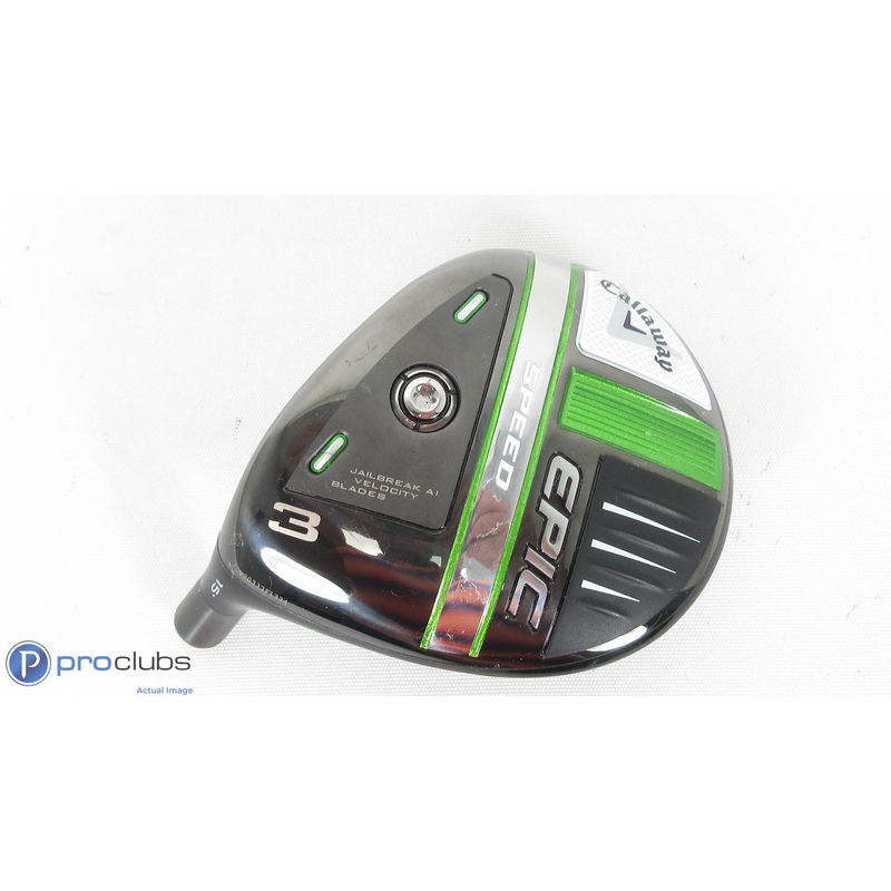 Left Handed Callaway Epic Speed 15* – 3 Wood – Head Only – L/H 366132