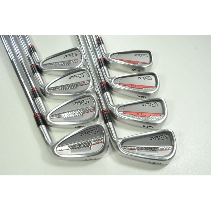 Titleist 775.CB 3-PW Iron Set Stiff Flex Right KBS Tour 90 Steel # 199909