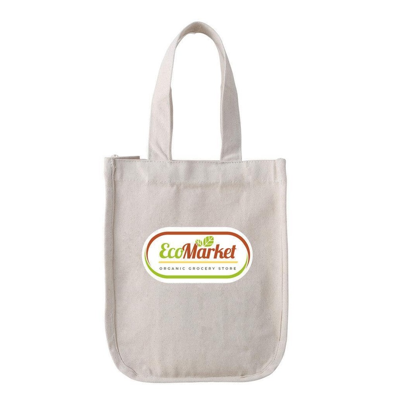 Custom Logo 12 oz Cotton Fashion Tote