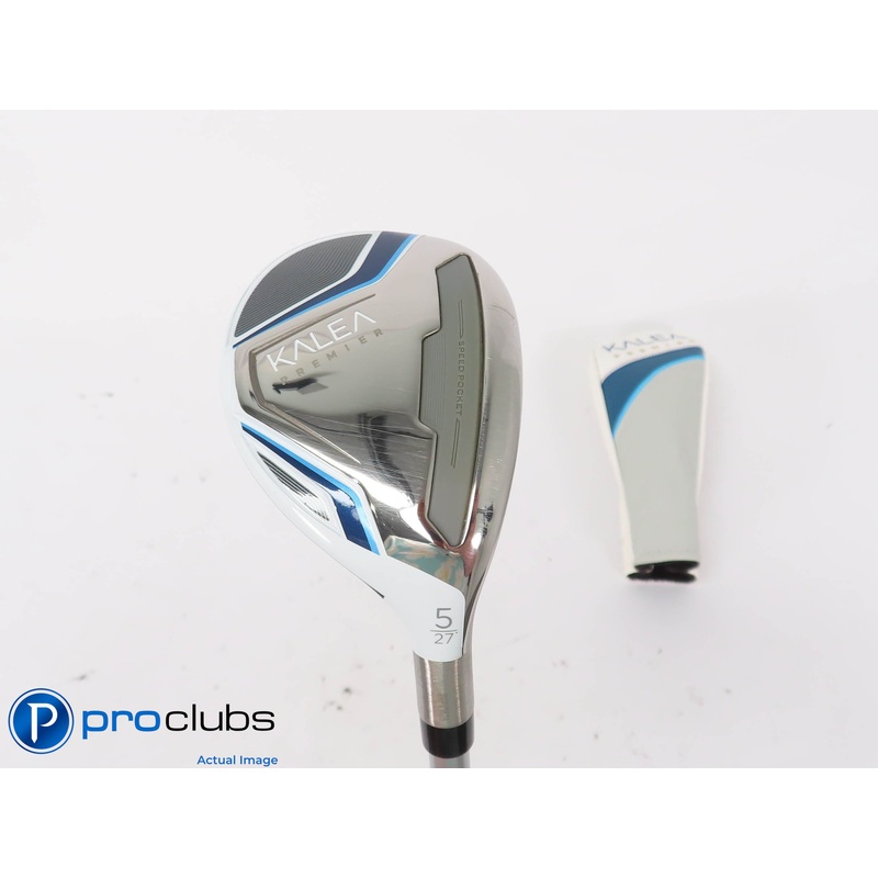 Nice Ladies TaylorMade KALEA Premier 27* 5 HYBRID w/HC -TM 40 Ladies Flex 445281