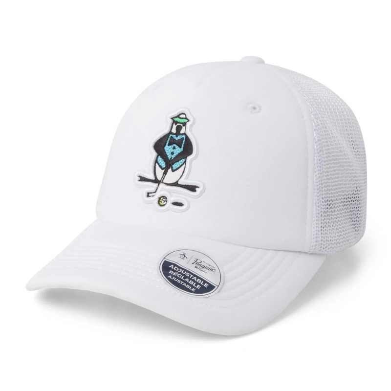 Original Penguin Pop Fest Feel The Putt Adjustable Trucker Hat 24