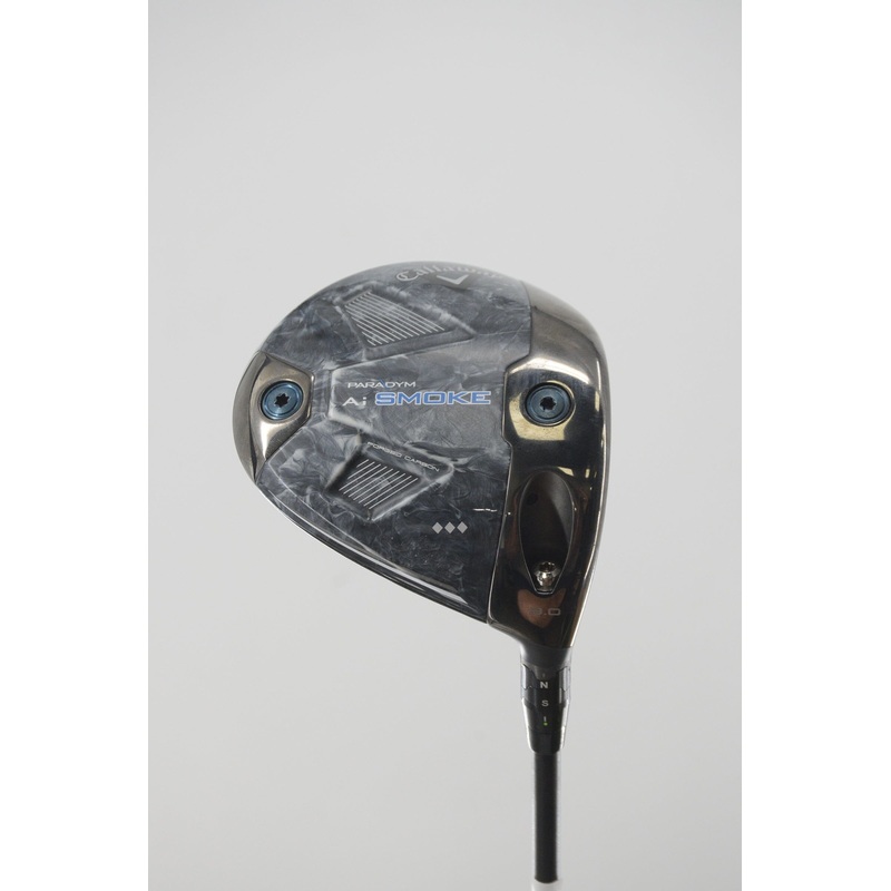 Callaway Paradym Ai Smoke Triple Diamond Green Dot 9 Degree Driver R Flex 45″