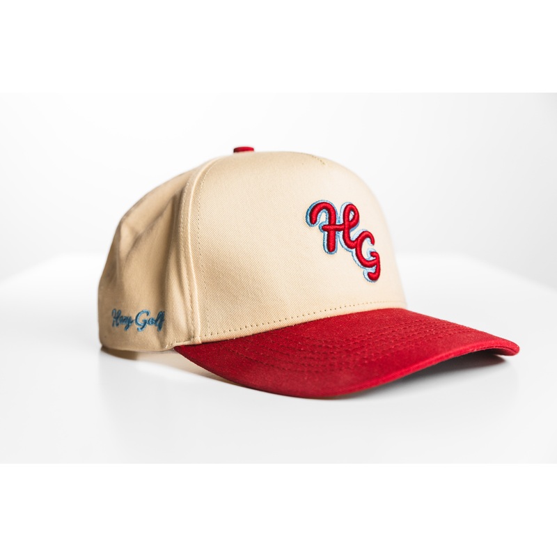 HG 2 Tone Cardinal and Bone SnapBack