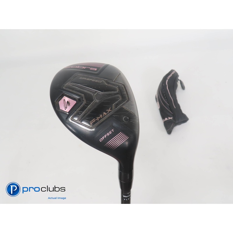 Ladies Cobra F-MAX AIRSPEED Offset 29* 6 HYBRID w/Cover – 45g Ladies Flex 380246