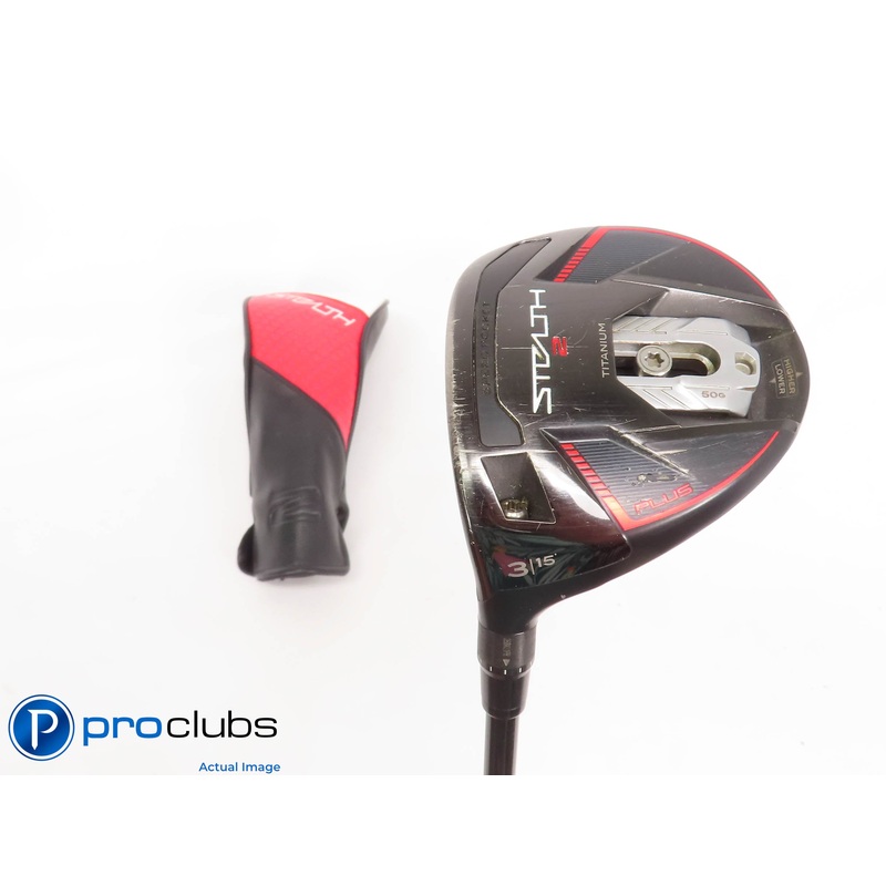 Left Handed TaylorMade Stealth2 PLUS 15* 3 Wood w/ HC – Tensei Blue Stiff 439243