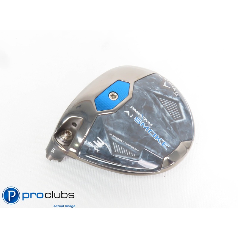 Nice! Left Handed Callaway PARADYM Ai Smoke MAX 15* 3 Wood – Head Only – 427437