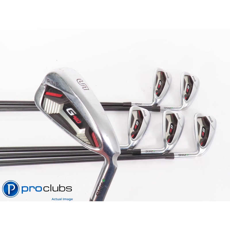 Ping G410 5-PW IRON SET Green Dot – Alta CB Regular Flex Graphite 442027