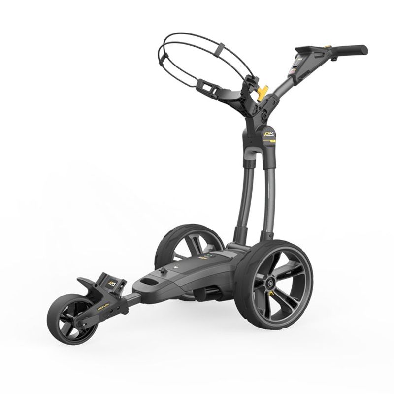 Powakaddy CT10 GPS Electric Golf Trolley – Gunmetal 18 Hole Battery (Extended Battery Available)