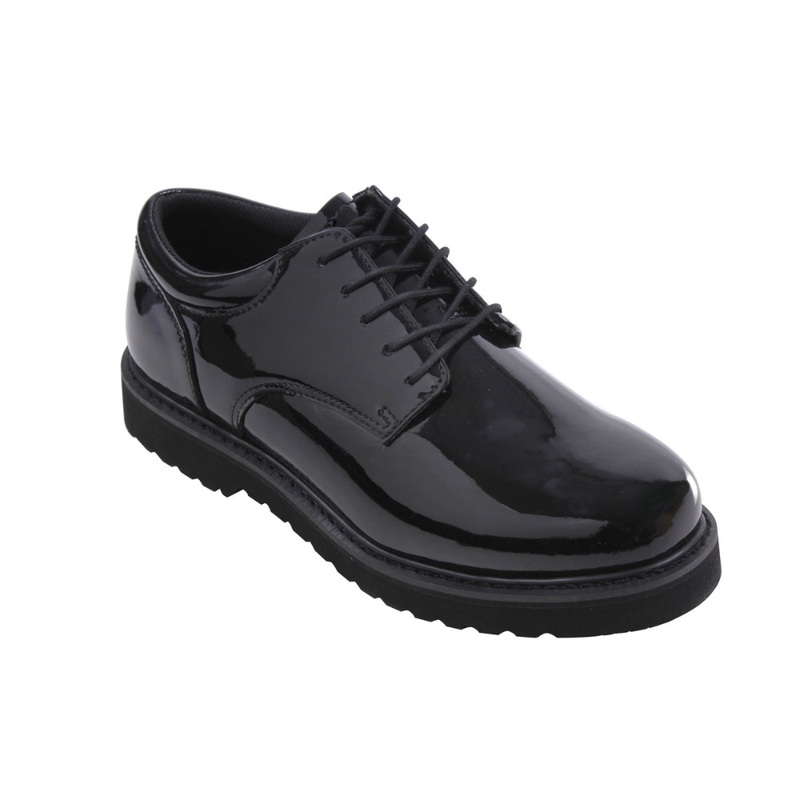 Rothco Men’s Uniform Oxford Work Sole Shoe- Black