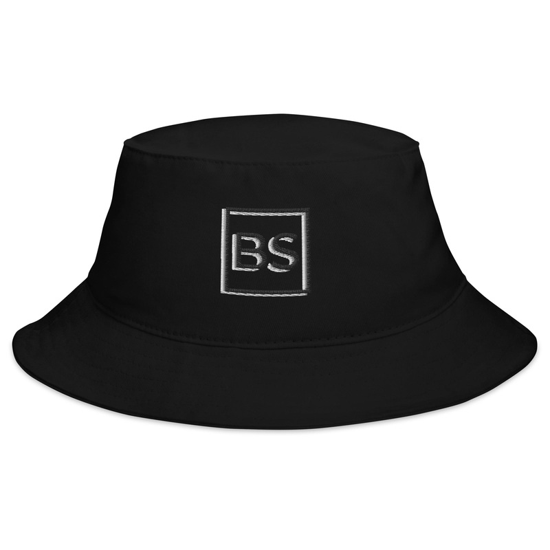 Black Square Golf Bucket Hat