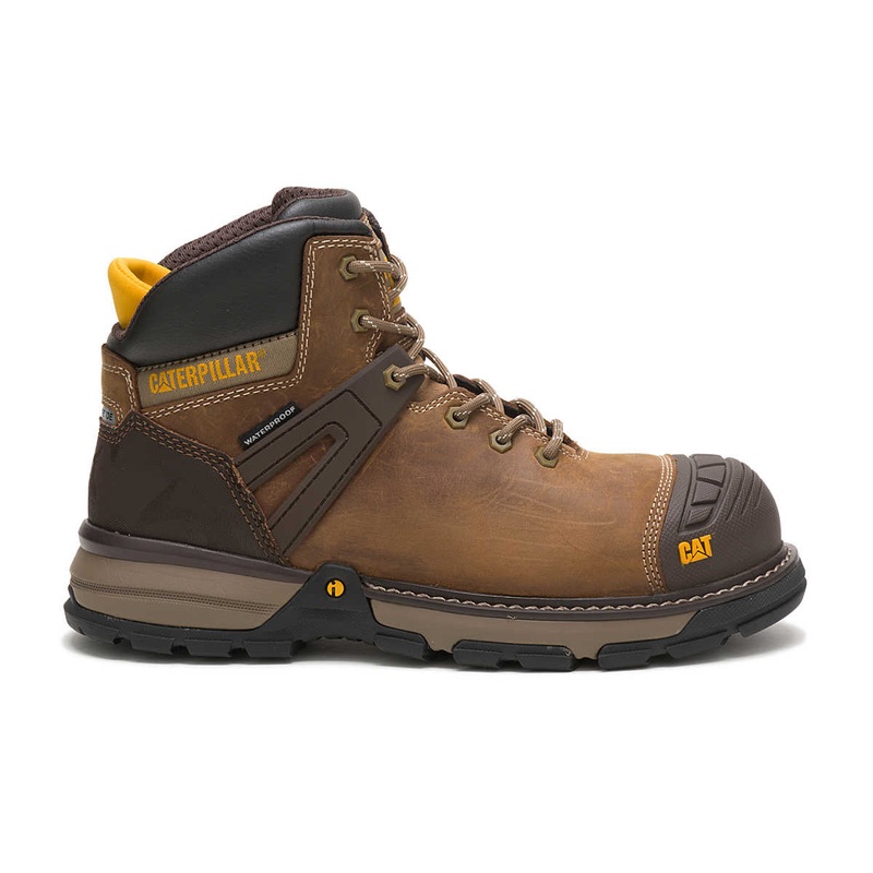Caterpillar Men’s Excavator Superlite Waterproof Carbon Composite Toe Work Boots