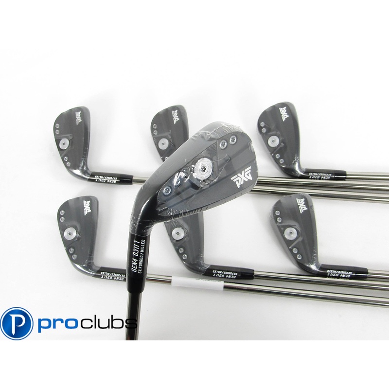 NEW Left Handed PXG GEN4 0311T BLACK FORGED IRONS 4-PW UST RECOIL 125 STIFF FLEX