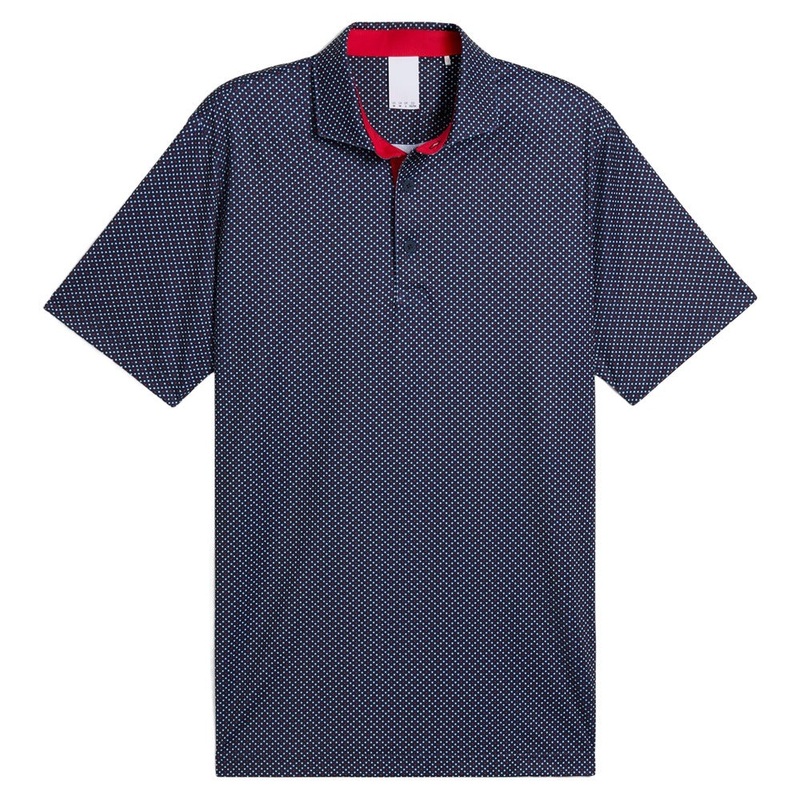PUMA Volition Micro Star Golf Polo Deep Navy – SS25 Men