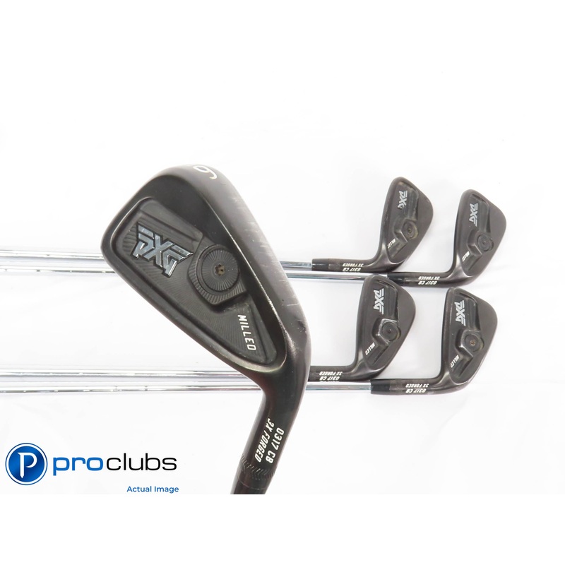 PXG 0317 CB Milled Xtreme Dark 6-PW Irons – Nippon 950GH Stiff (-.25″) 434092
