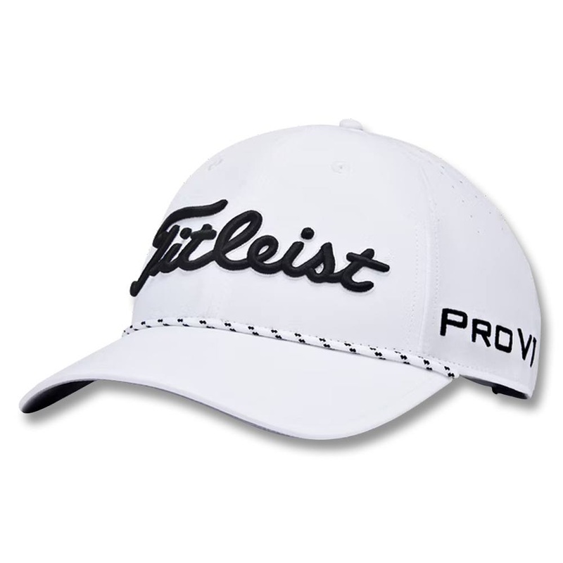 Titleist Tour Breezer Golf Cap White/Black – 23 Men