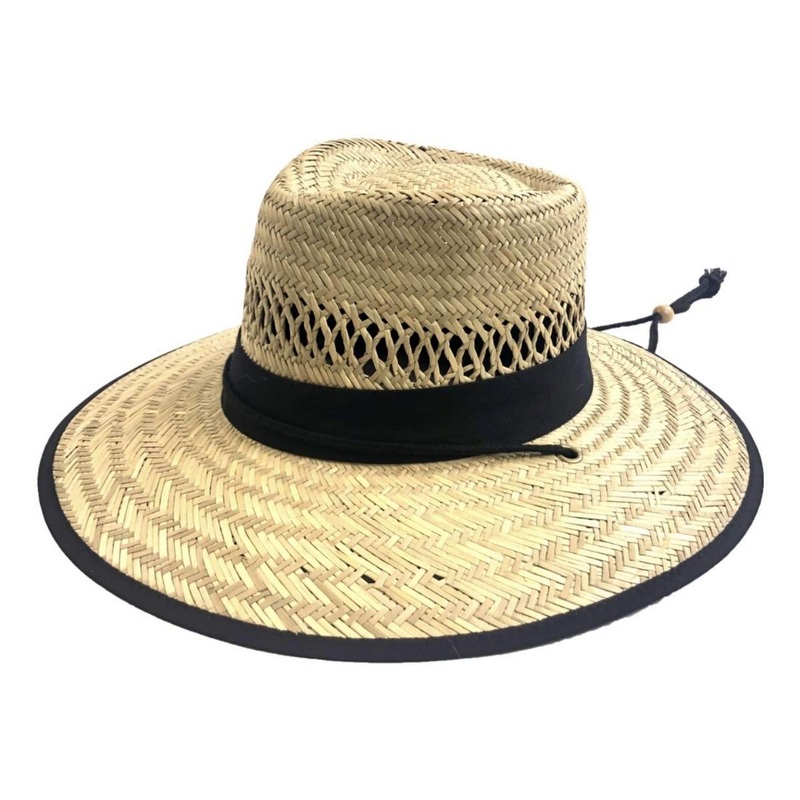 Backspin Men’s Rush Straw Lifeguard Hat
