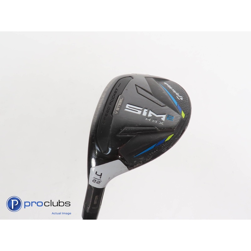 Left Handed TaylorMade SIM2 MAX Rescue 22* 4 Hybrid – Ventus Reg Flex – 329799