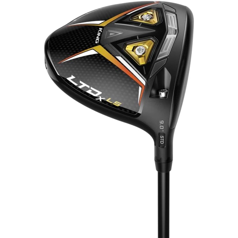 New LH Cobra King LTDx LS 9 Degree Driver Black-Gold RDX Blue Stiff W/Headcover