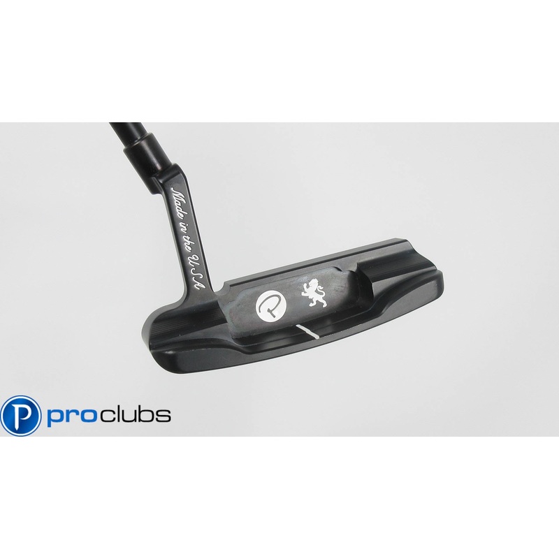 PIRETTI CUVIO MIDNIGHT BLACK 365G PUTTER w/ KBS TOUR GPS SHAFT!!!