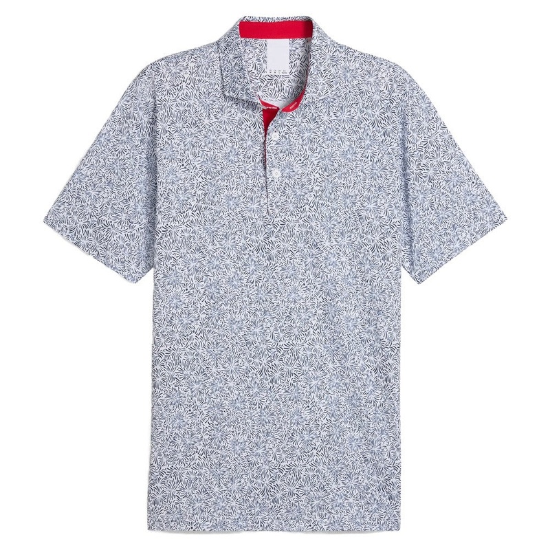 PUMA Volition Fireworks Golf Polo Deep Navy/White Glow – SS25 Men