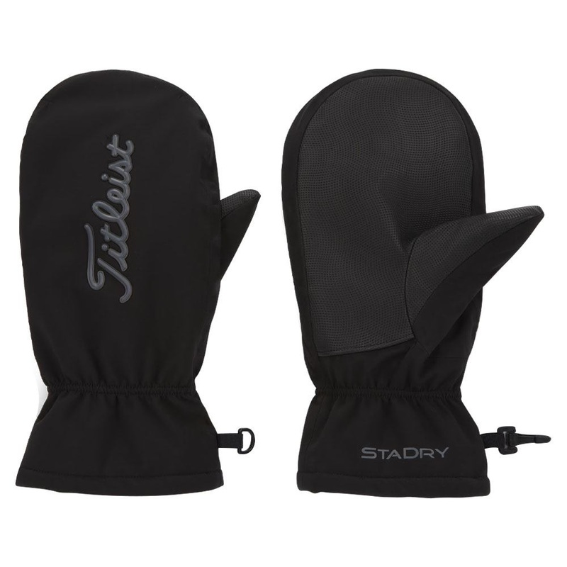 Titleist StaDry Cart Mitts Black/Charcoal – 23 Men