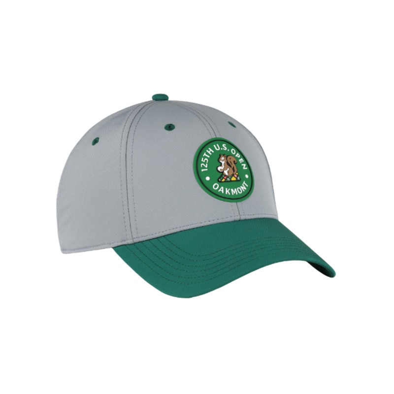 125TH U.S. Open Performance Tech Grey & Green Cap
