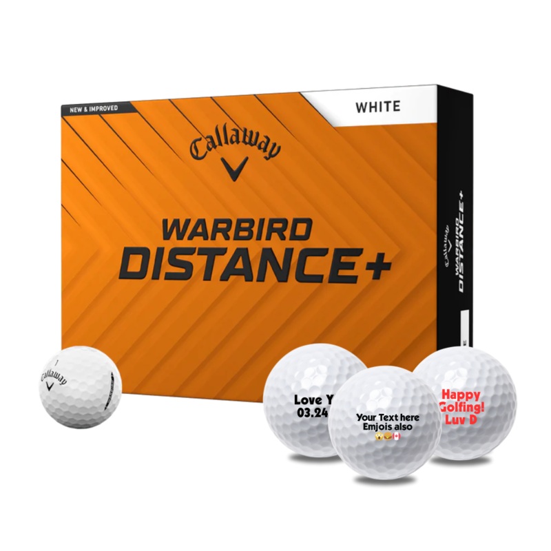 Callaway Warbird Distance+ Golf Balls – Personalization