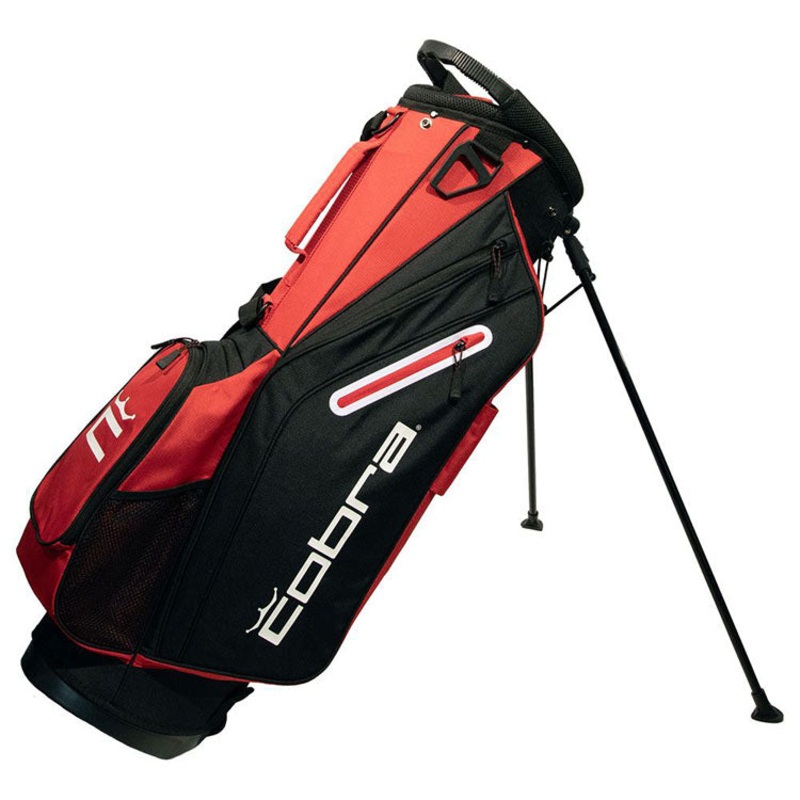 Cobra Signature Golf Stand Bag – Bright White/Puma Black/High Risk Red