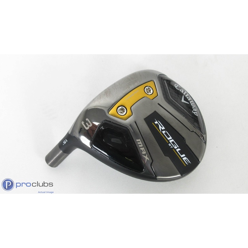 Excellent! Left Handed Callaway Rogue ST MAX 15* 3 Wood – Head Only – 342933