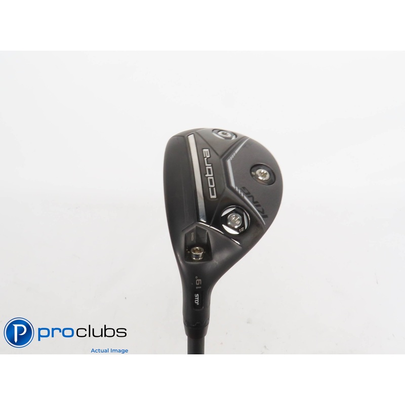 Left Handed Cobra ’23 KING TEC Black 19* 3 HYBRID – MMT 80 X-Flex 420106