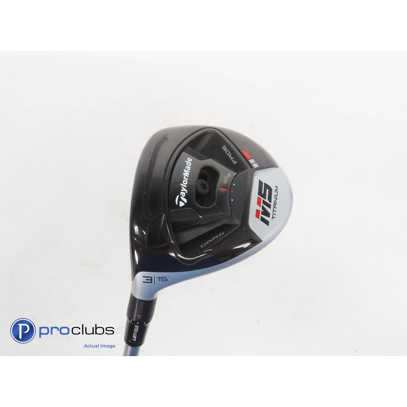 Left Handed TaylorMade M5 Titanium 15* 3 Wood – Tensei CK 65g Regular – 373253