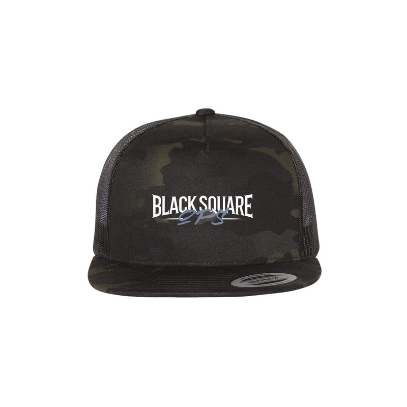Black Square OPS Multicam Trucker Cap