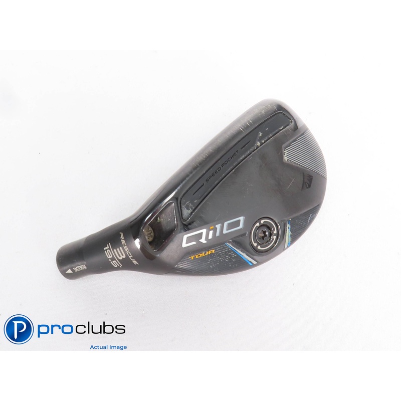 Left Hand TaylorMade Qi10 Tour Rescue 19.5* 3 Hybrid – Head Only – L/H – 429396