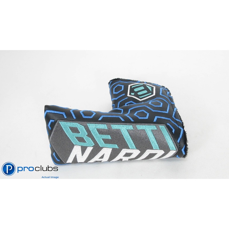 NEW BETTINARDI GEOMETRIC BLUE / BLACK BLADE PUTTER HEADCOVER #344322