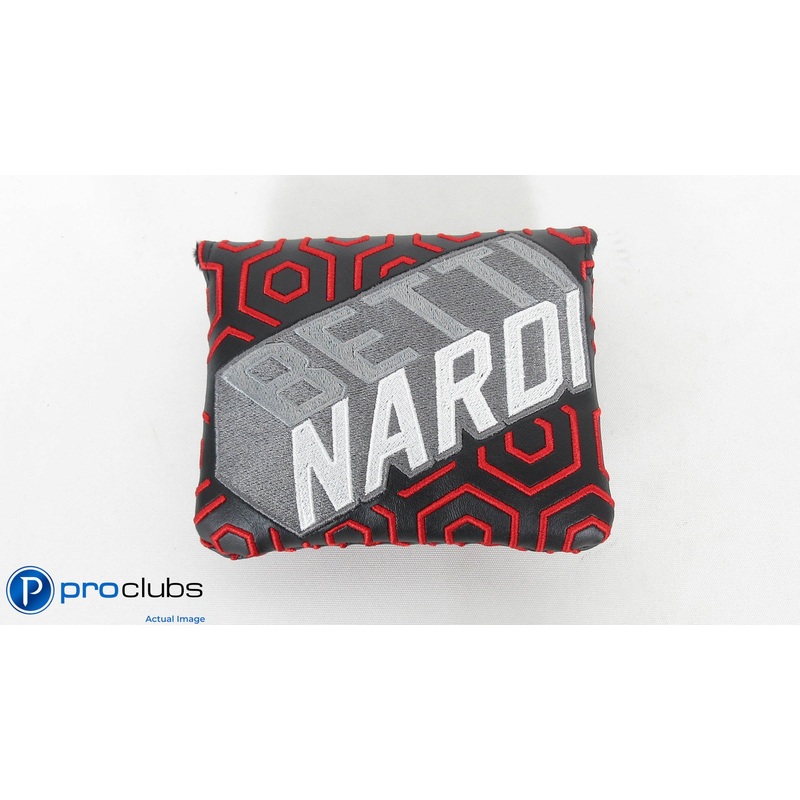 NEW BETTINARDI GEOMETRIC RED MALLET PUTTER HEADCOVER #344327